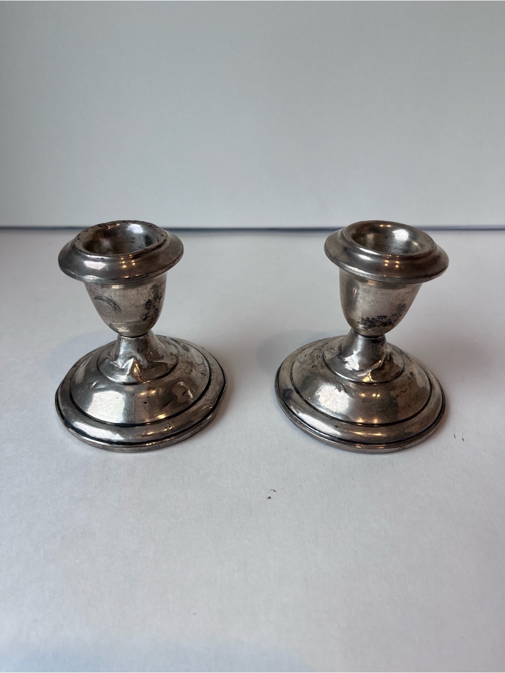 Sterling Weighted Candle Holder SCRAP